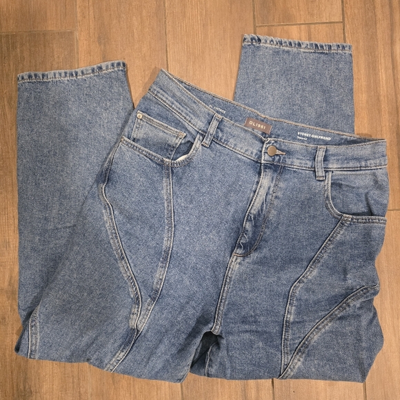 DL1961 Sydney Girlfriend Tapered DL Vintage Premium Denim Women's Jeans 30 Tags - Picture 3 of 12